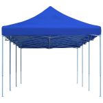 Pop-up i&scaron;skleidžiama proginė palapinė, 3 x 9 m, mėlyna