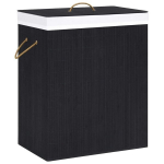 vidaXL skalbinių krep&scaron;ys, 100 l, juodas
