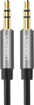 Ugreen AV119 AUX laidas 3.5mm, 3 m, juodas