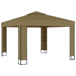 Pavėsinė su dvigubu stogu, 3x3x2,7 m