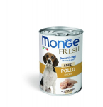 Monge Fresh Wet Adult Dog Cans Pate & Chunkies su vi&scaron;tiena, 400 g