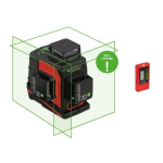 360&deg; linijinis lazerinis nivelyras BMI multi laser 3D (komplektas su imtuvu)