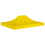 Proginės palapinės stogas, geltonos spalvos, 4x3m, 270 g/m&sup2;