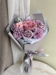 Muilo gėlių puok&scaron;tė, violetinė 29cm x 17cm