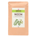 Nimbamedžio milteliai veido ir plaukų kaukėms Sattva Ayurveda Neem, 100 g