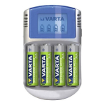 Įkroviklis LCD su 4 AA 2600 mAh akumuliatoriais Varta 57070