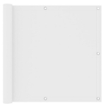 Balkono pertvara vidaXL 90x300 cm, balta