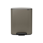 Brabantia &scaron;iuk&scaron;liadėžė Bo, 2x30 l, ruda