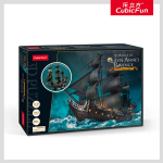3D dėlionė CubicFun Karalienės Anos ker&scaron;tas LED 293 d.