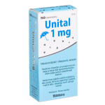 Maisto papildas Unital 1 mg, 50 tablečių