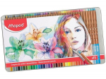Spalvoti pie&scaron;tukai Maped Artist, 72 vnt.