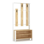 Prie&scaron;kambario komplektas Kalune Design 855, 90 cm, rudas