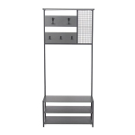 Prie&scaron;kambario komplektas Kalune Design 855, 78 cm, pilkas