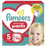 Sauskelnės-kelnaitės PAMPERS Actve Baby Pants, Mega Pack, 5 dydis, 96 vnt.