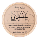 Kompaktinė pudra Rimmel Stay Matte, 14 g, 005 Silky Beige, 005 Silky Beige