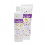 Fanola No Yellow Spice Collection rinkinys &ndash; &scaron;ampūnas nuo geltonumo 350 ml + plaukų kaukė 300 ml
