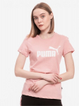 Mar&scaron;kinėliai moterims Puma Ess Logo Tee Brid, rožiniai