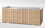 Lauko vazonas su laistymo sistema 125 cm x 39 cm x 43 cm, &scaron;iaudinė