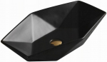 Praustuvas Mexen Elena 63 cm, Black mat