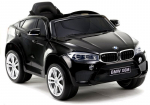 Elektromobilis vaikams BMW X6, juodas