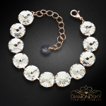 Apyrankė moterims DiamondSky &bdquo;Vortex&ldquo; su Swarovski kristalais
