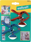 Wolfcraft Microfix spaustuvai su siurbtuku, 2 vnt.