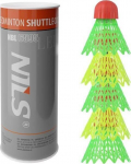 Greitojo badmintono skrajukai Nils Extreme NBL6595 LED, 5 vnt.