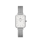 Moteri&scaron;kas laikrodis Daniel Wellington Quadro, sidabrinis