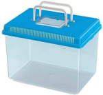Plastikinis terariumas Ferplast Geo Large, 30x20x21 cm