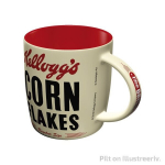 Puodelis Kellogg's Corn Flakes