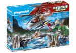 70663 PLAYMOBIL&reg; Rescue Action Kanjono plaukiko gelbėjimas, Metalinis konstruktorius 298 detalės