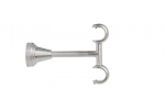 Lubinis metalinis karnizo laikiklis 19 mm+19 mm