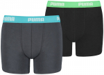 Vyri&scaron;kos kelnaitės Puma Basic Boxer Grey Black 907650 01/140