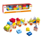 Medinis traukinys su kaladėlėmis, Tooky Toy