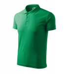 Polo mar&scaron;kinėliai vyrams Malfini Pique, žali, XXXL