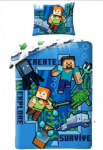 Vaiki&scaron;kas patalynės komplektas Minecraft, 140x200, 2 dalių