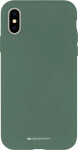 Dėklas Mercury Silicone Case Apple iPhone 13 Pro tamsiai žalias
