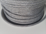 Tekstilinis apvalus laidas 2x0,75 , ap&scaron;vietimui, &scaron;v. pilkas, 5m