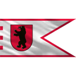 Žemaitijos vėliava II skirta kabinti ant stiebo, 100x200 cm