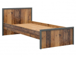 Lova Weston, 90x200cm, ruda/pilka