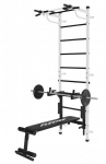 Gimnastikos sienelė HERO 3in1 241x68,5cm, balta/juoda