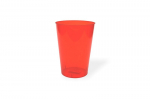 Plastikinės stiklinės MoodFood, raudonos sp., 230 ml, 50vnt.
