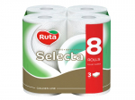 Tualetinis popierius 8vnt 3sl ruta selecta balta