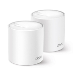 TP-Link | Deco X50 - Wi-Fi system - Wi-Fi 6 - desktop | 3-port switch | AX3000 | 2.4 GHz / 5 GHz | 2 routers