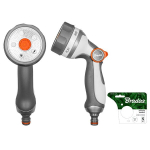 Laistymo pistoletas Bradas White Line SMOOTH CONTROL, 5 funkcijų, metalinis