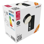Lauko &scaron;viestuvas Avide sieninis Siraz LED 12W su judesio jutikliu NW IP54