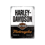 Metalinė plok&scaron;tė 30x40 cm / Harley-Davidson - Motorcycles