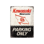 30x40 cm metalinė plok&scaron;tė/Kawasaki Parking only