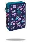 Forminis dviejų skyrių penalas su priedais CoolPack Jumper XL Happy Unicorn E77549