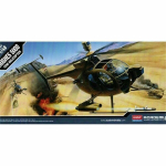 Klijuojamas Modelis Academy 12250 HUGHES 500D TOW HELICOPTER 1/48